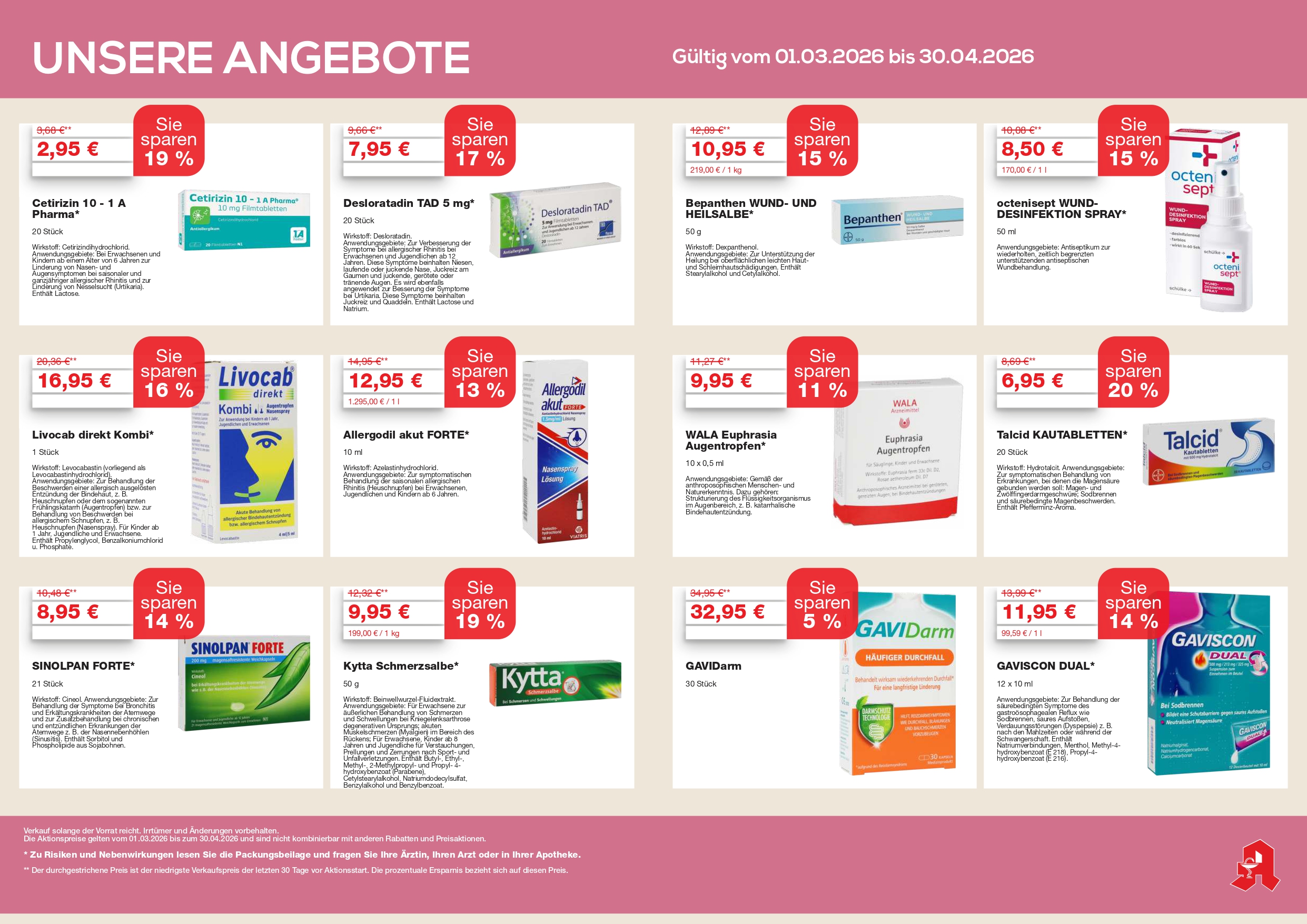 Angebotsflyer März/ April 2026 Seite 2